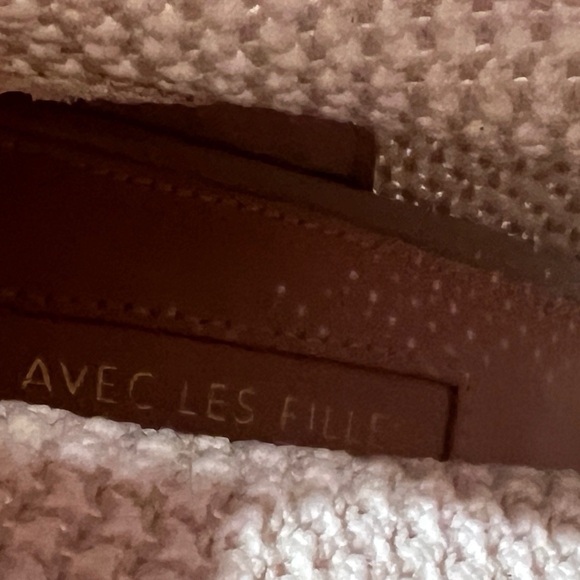 NWOT - Avec Les Filles White Heeled Peep Toe Boots - Picture 6 of 8